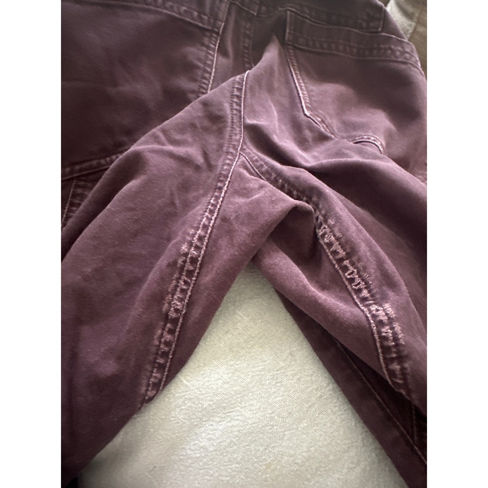 Arcteryx Womens 8 Cargo Pants Purple Cotton Canvas Straight Leg Hiking Outdoor - Picture 11 of 12